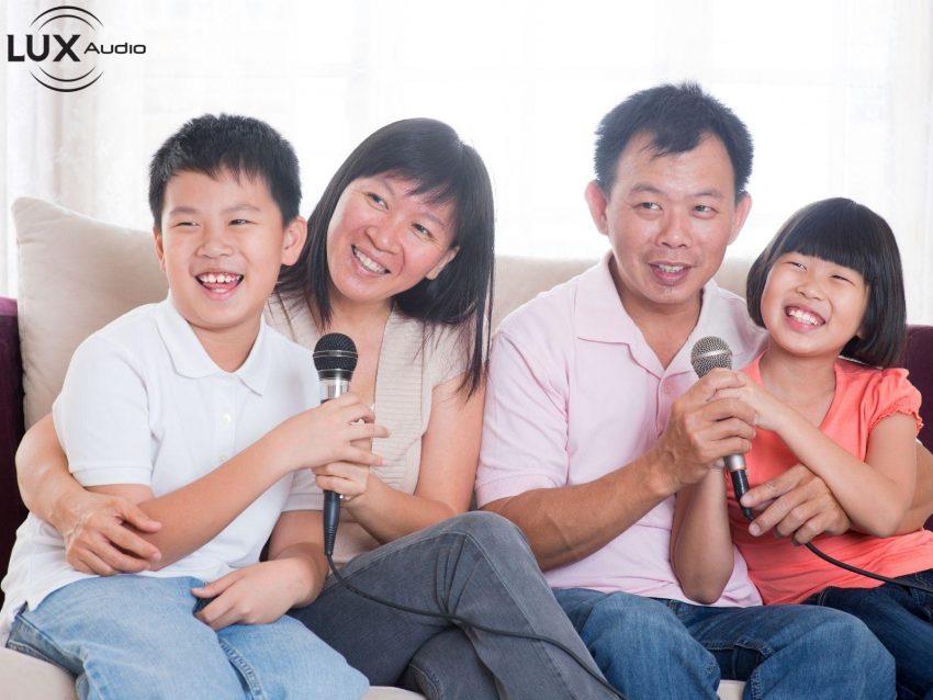 dàn karaoke gia đình chính hãng, dàn âm thanh