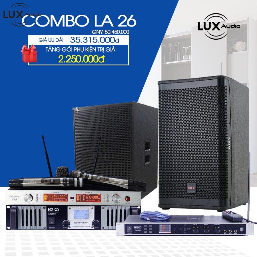 dàn karaoke gia đình chính hãng, dàn âm thanh