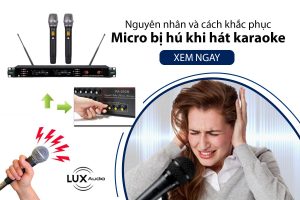 Hướng dẫn cách khắc phục Micro Karaoke bị hú rít khi sử dụng