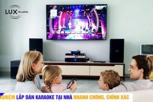 Tư vấn thiết kế âm thanh karaoke tại gia nghe cực đã