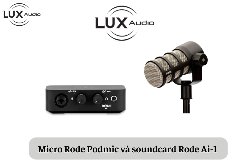 Micro Thu Âm Rode Podmic USB, micro thu âm Podcast