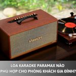 Loa Karaoke Paramax Nào Phù Hợp Cho Phòng Khách Gia Đình?