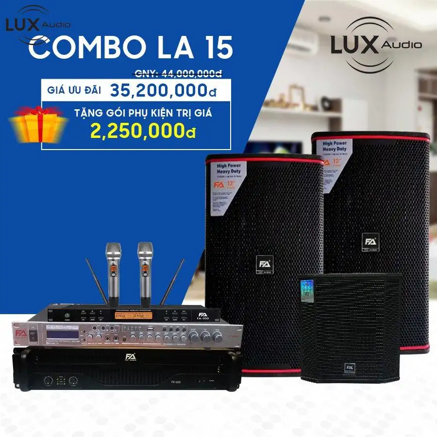 Combo Karaoke gia đình LA15