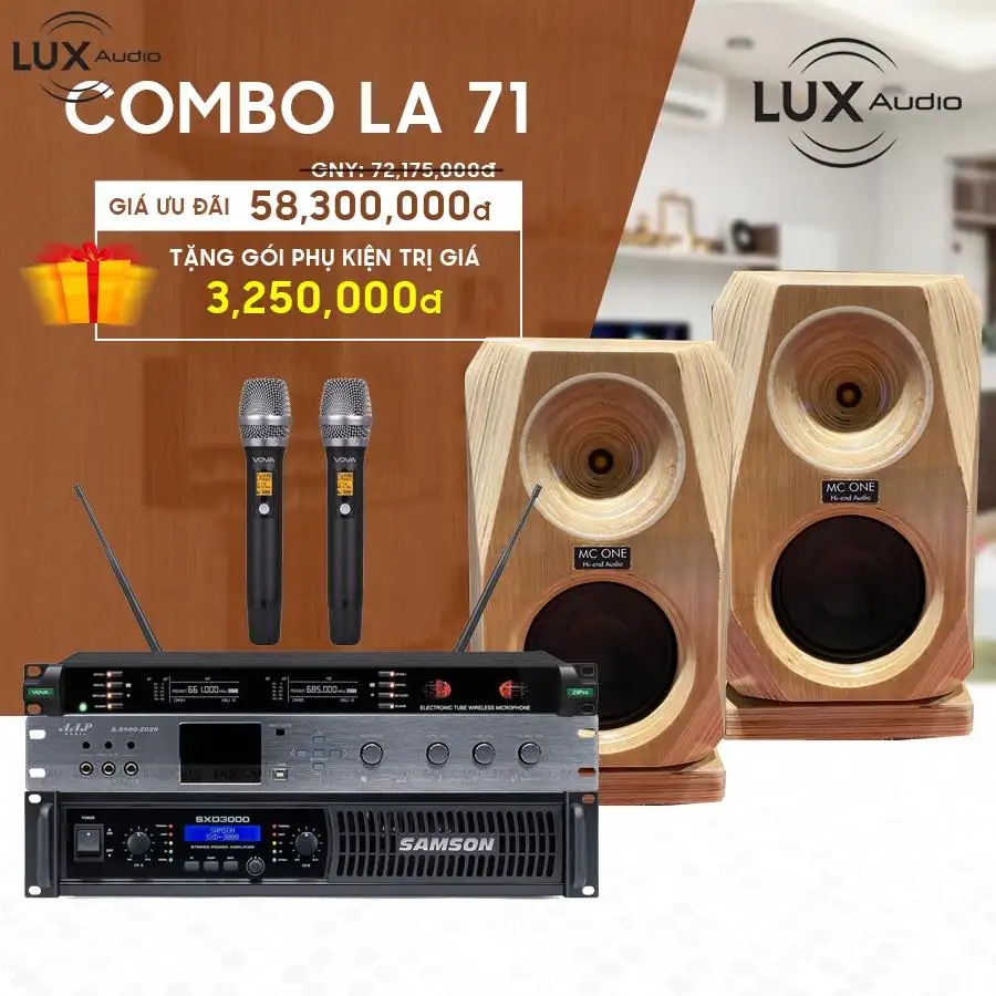 Combo Karaoke gia đình LA71