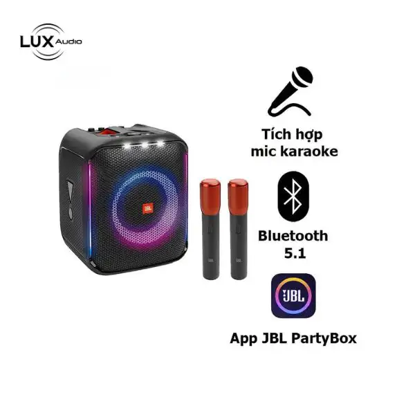 Loa JBL Partybox Encore (Kèm 2 Micro)