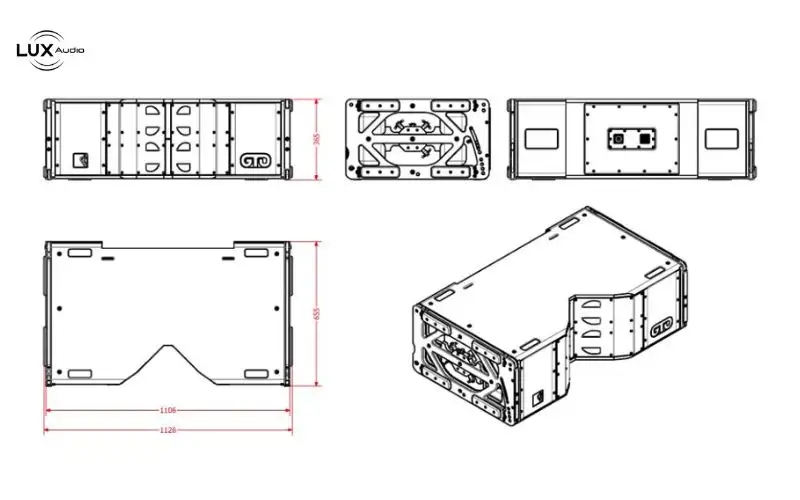 Loa line-array 3 đường tiếng Outline GTO C-12 