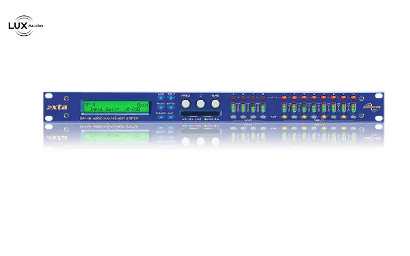 Crossover XTA DP448 Chính Hãng | DSP 4in 8out Cao Cấp Cho Sân Khấu