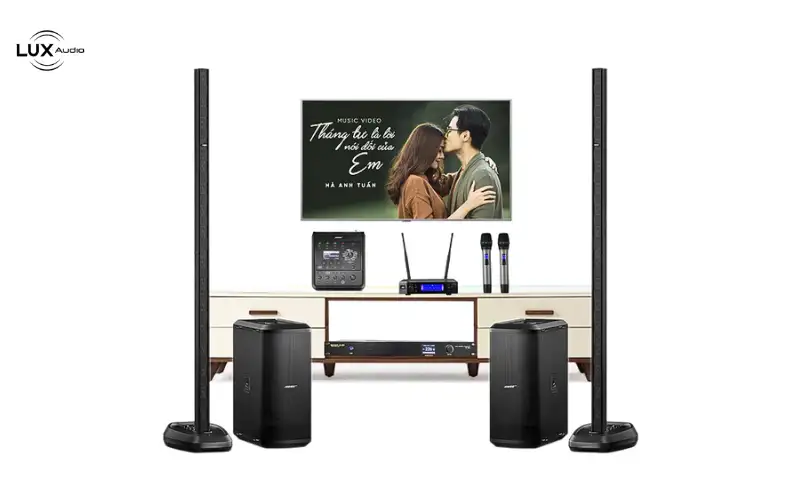 Âm thanh Karaoke chính hãng với giải pháp đồng bộ từ LUXAUDIO.