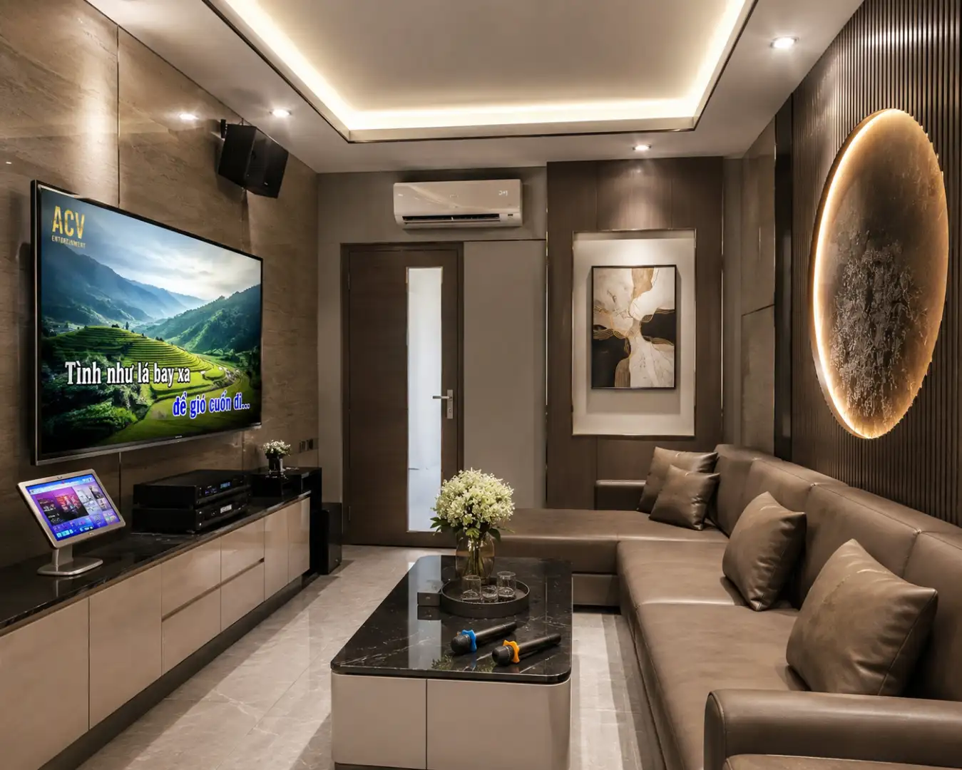 Phòng karaoke mini cho nhà phố
