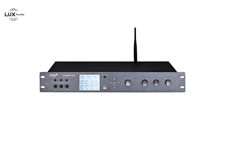 Bộ xử lý DSP đa kênhDải tần xử lý rộng Cổng micro đa dạng Cổng đầu vào nhạc nền Chống hú tự động Tùy chỉnh EQ chi tiết Lưu preset cấu hình Kích thước nhỏ gọn 